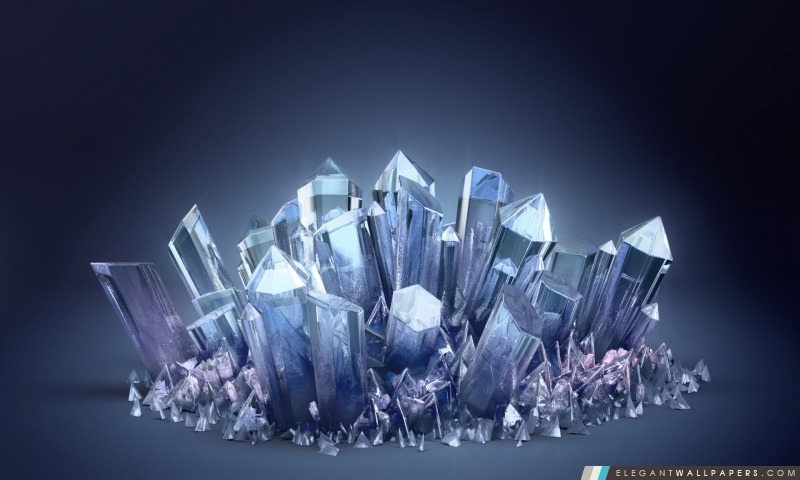 Les cristaux de quartz, Arrière-plans HD à télécharger