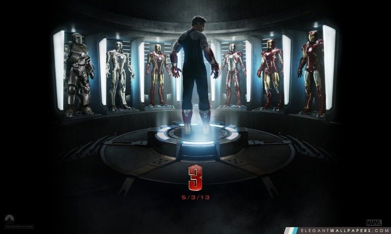 Iron Man 3 – La génération de costumes, Arrière-plans HD à télécharger