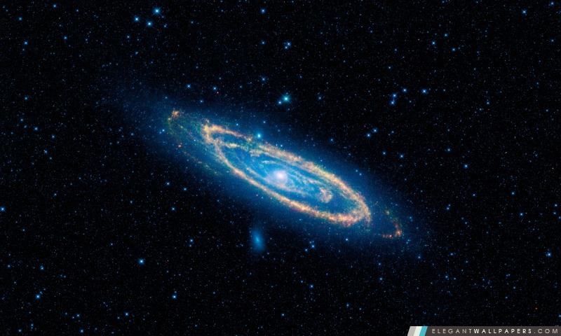 Galaxie spirale bleu, Arrière-plans HD à télécharger