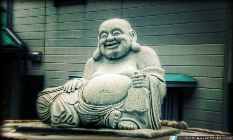 Le Bouddha Fat, Budai, Arrière-plans HD à télécharger