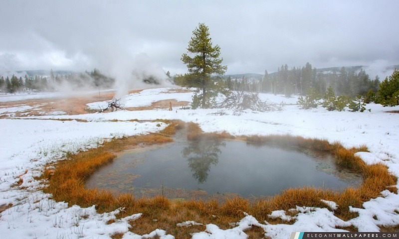 Yellowstone chaud Lacs, Arrière-plans HD à télécharger