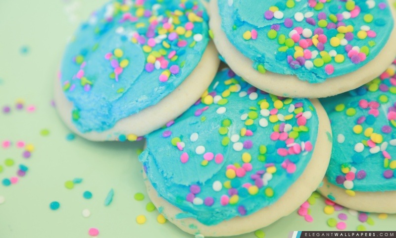 Cookies douces Sweet Sugar, Arrière-plans HD à télécharger