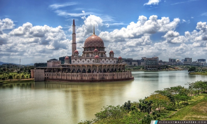 Mosquée à Kuala Lumpur, Arrière-plans HD à télécharger