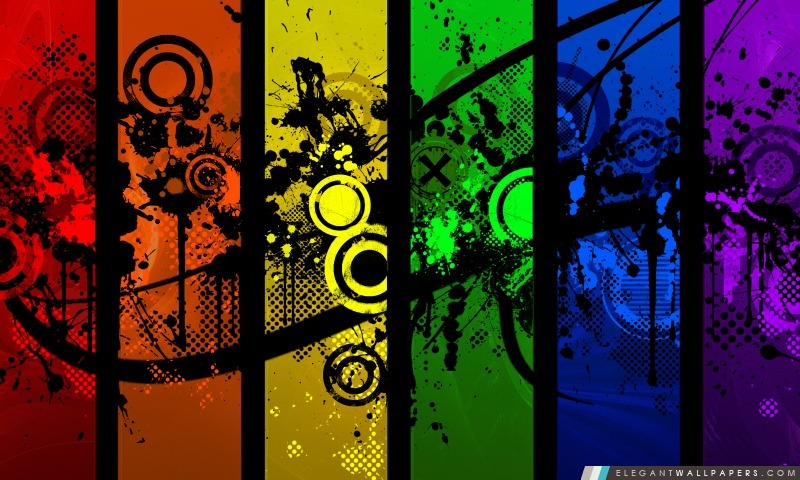 Colorful Graphic Designs, Arrière-plans HD à télécharger