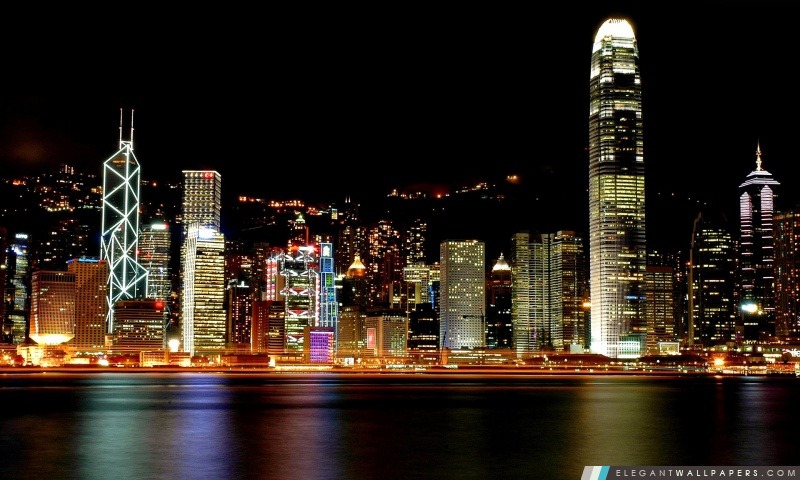 Hong Kong City, Arrière-plans HD à télécharger