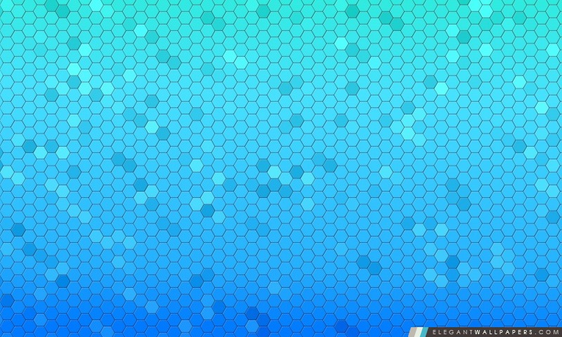 Bleu Motif Haxagons, Arrière-plans HD à télécharger