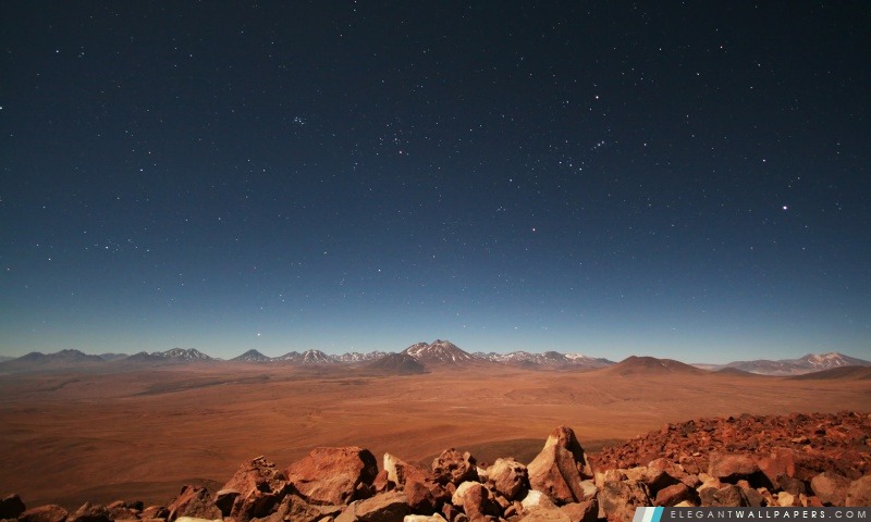 Étoilée Desert Sky, Arrière-plans HD à télécharger