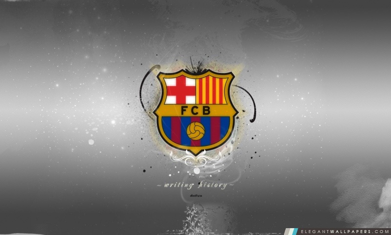 FC Barcelone emblème, Arrière-plans HD à télécharger