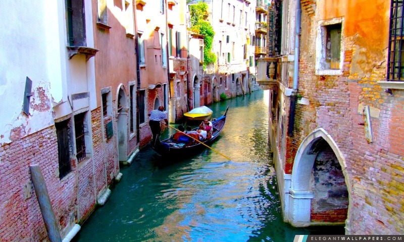 Les rues de Venise, Arrière-plans HD à télécharger