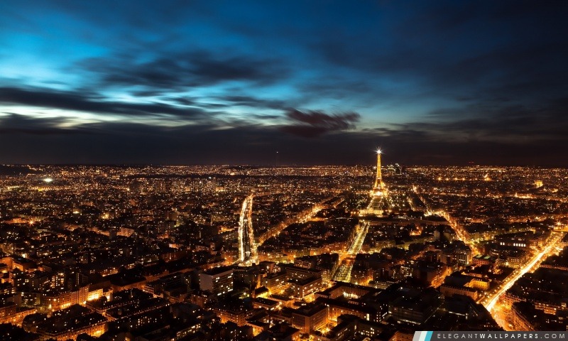 Paris City Lights, Arrière-plans HD à télécharger