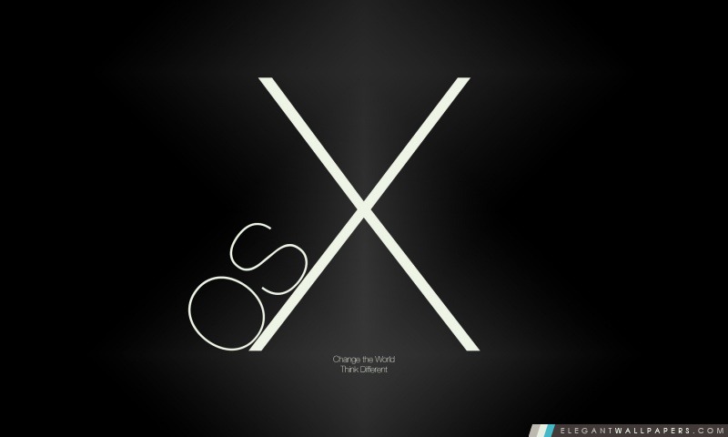 OS X – Think Different, Arrière-plans HD à télécharger