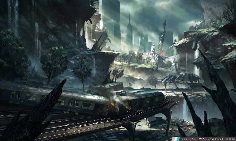 Crysis 2 New York City motifs, Arrière-plans HD à télécharger