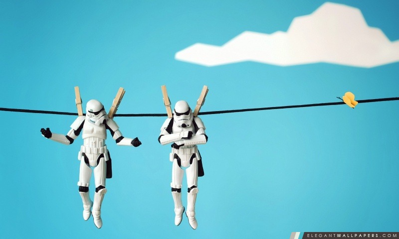 Stormtrooper drôle, Arrière-plans HD à télécharger