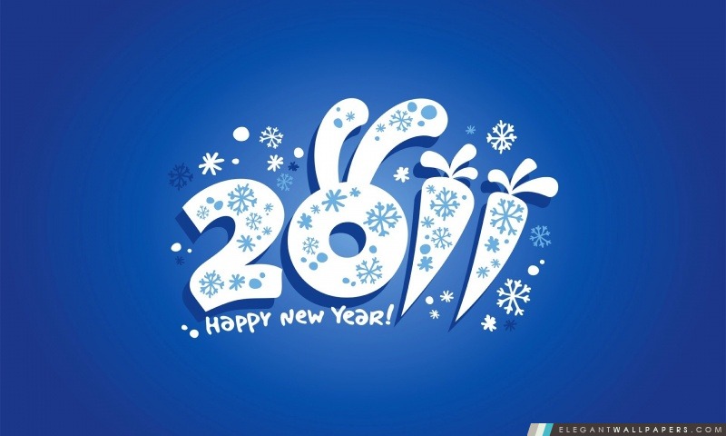 2011 Happy New Year, Arrière-plans HD à télécharger