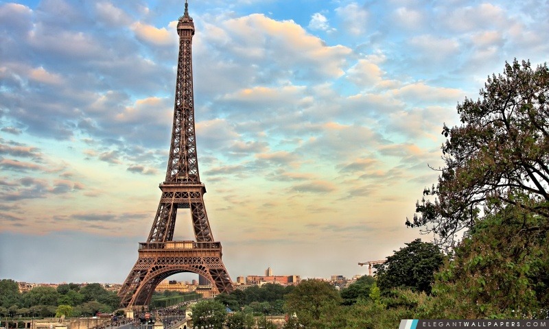Tour Eiffel, Paris, France, Arrière-plans HD à télécharger