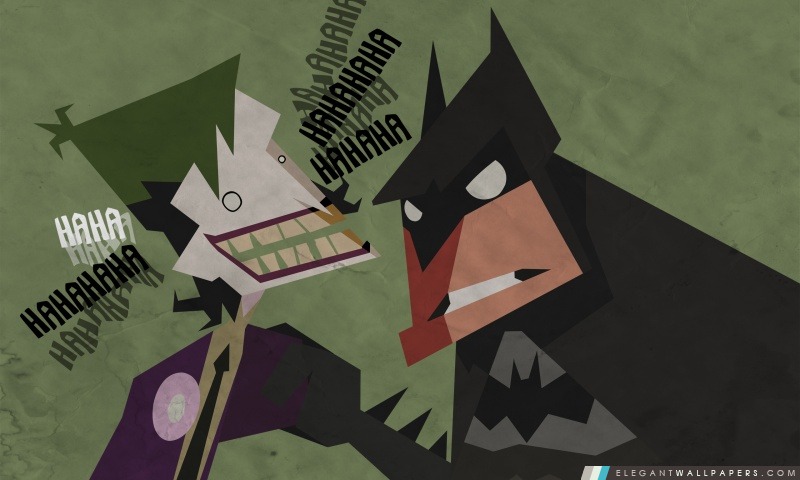 Batman et le Joker de bande dessinée, Arrière-plans HD à télécharger