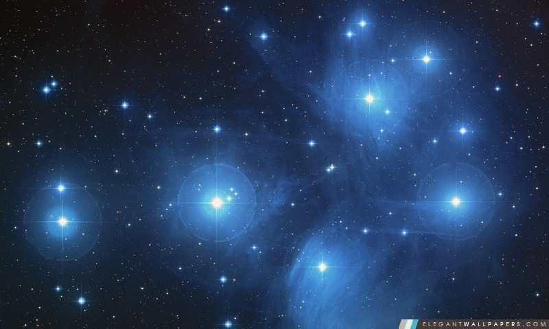 Étoile de Pleiades cluster, Arrière-plans HD à télécharger