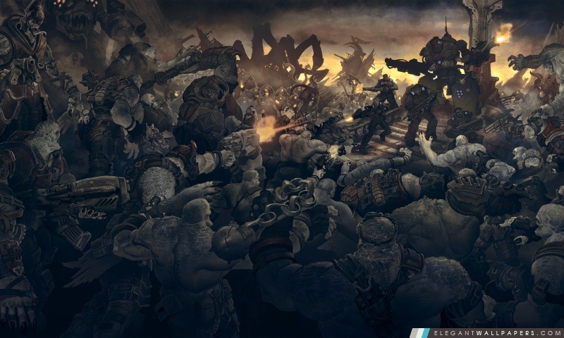 Gears Of War Soldiers Monstres, Arrière-plans HD à télécharger