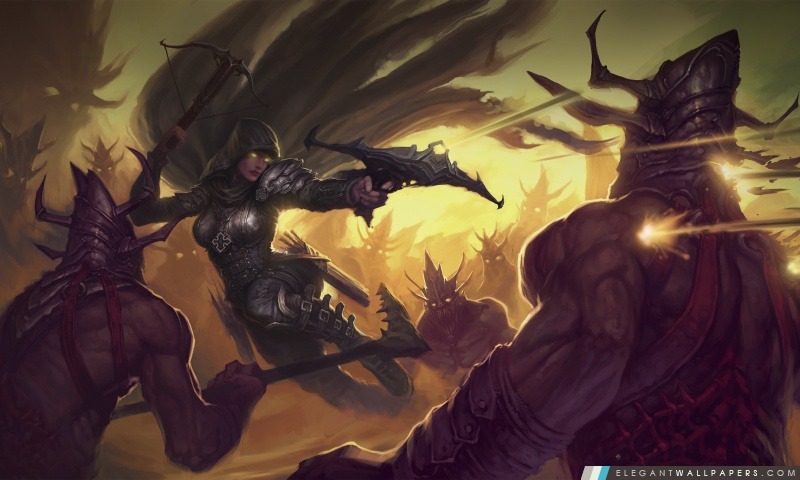 Diablo 3 Demon Hunter, Arrière-plans HD à télécharger