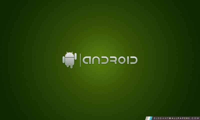 Logo Android vert, Arrière-plans HD à télécharger
