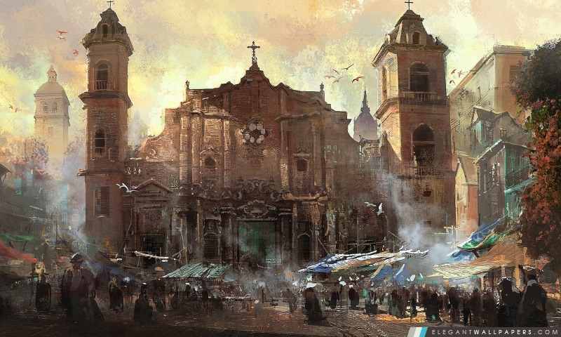 Assassins Creed IV Black Flag Concept Art, Arrière-plans HD à télécharger