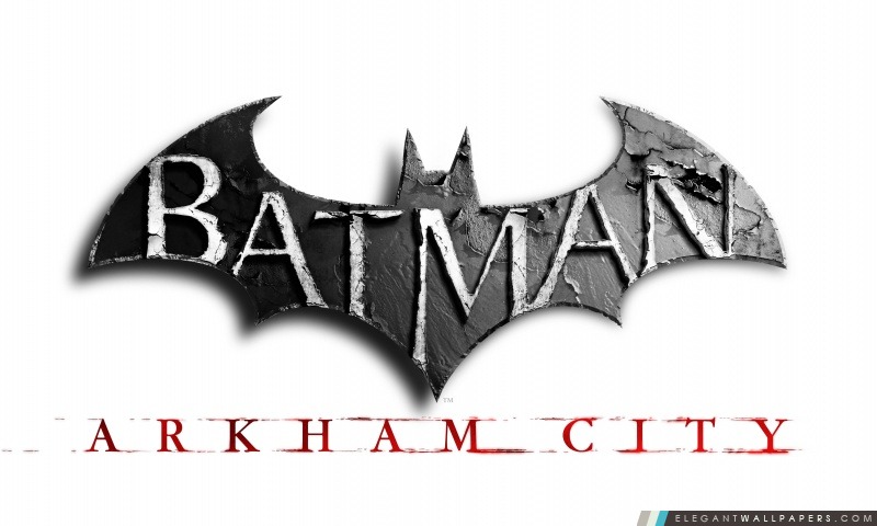 Batman Arkham City Logo officiel, Arrière-plans HD à télécharger