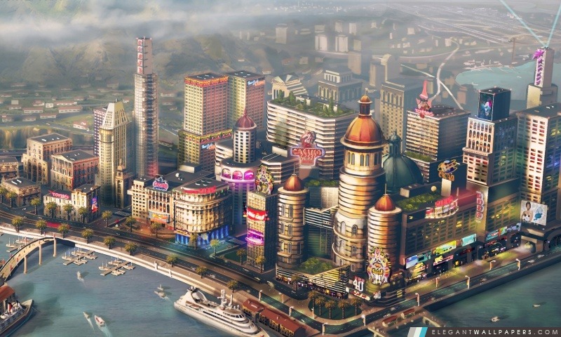 SimCity 2013 jeu vidéo, Arrière-plans HD à télécharger