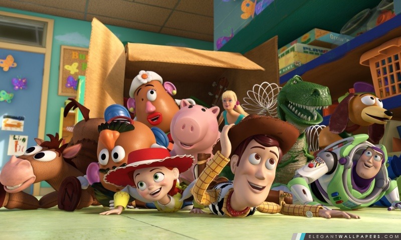 Toy Story 3 Toy Box, Arrière-plans HD à télécharger