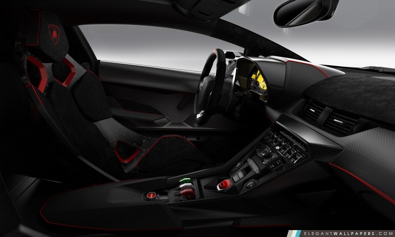 2013 Lamborghini Veneno Intérieur, Arrière-plans HD à télécharger