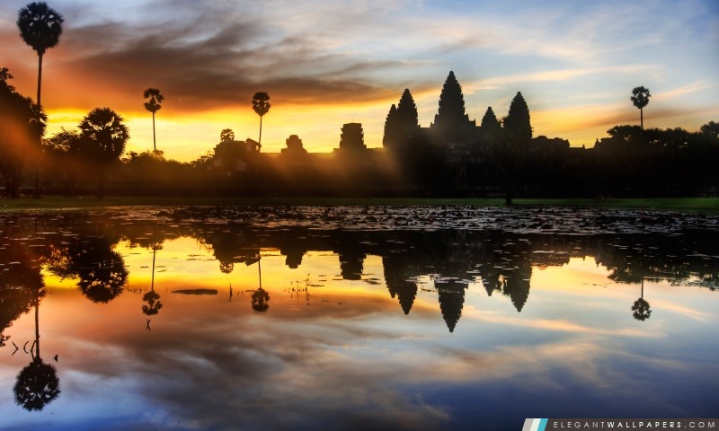 Lever Découverte d'Angkor Wat, Arrière-plans HD à télécharger