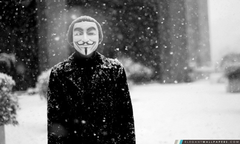 Masque Anonyme, Arrière-plans HD à télécharger