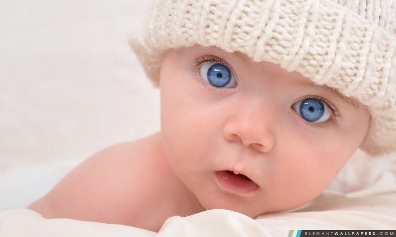 Bébé observé bleu, Arrière-plans HD à télécharger