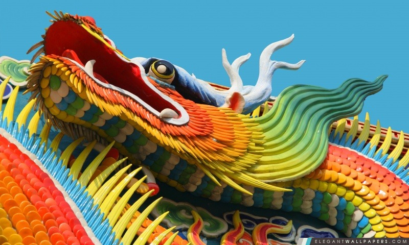 Dragon chinois, Arrière-plans HD à télécharger