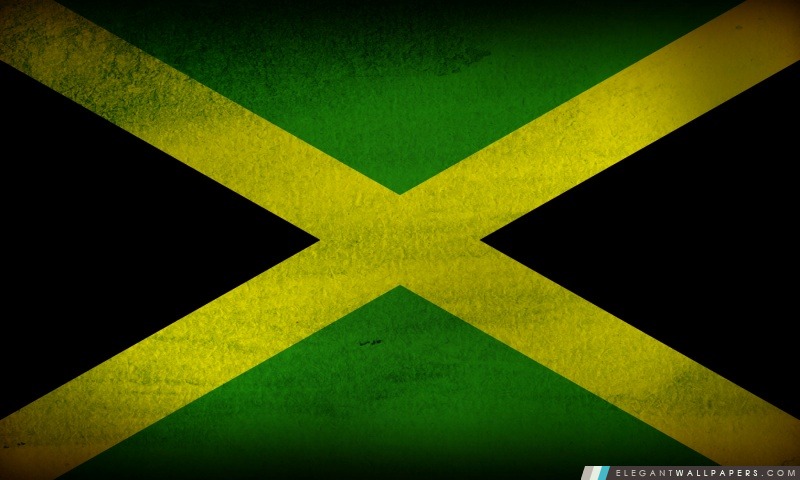 Drapeau jamaïcain, Arrière-plans HD à télécharger