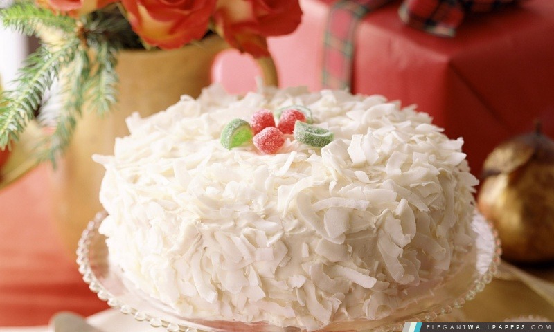 Gâteau blanc, Arrière-plans HD à télécharger