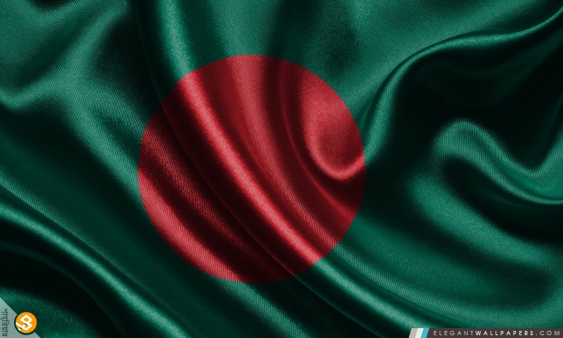 Bangladesh drapeau national, Arrière-plans HD à télécharger