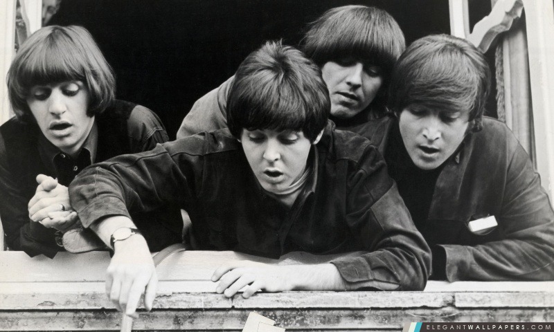 La bande de Beatles, Arrière-plans HD à télécharger