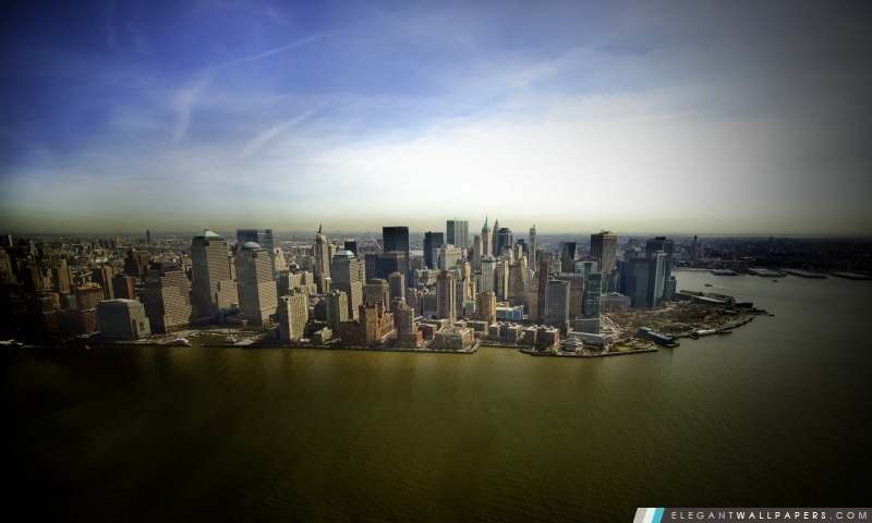 New York Vue aérienne, Arrière-plans HD à télécharger