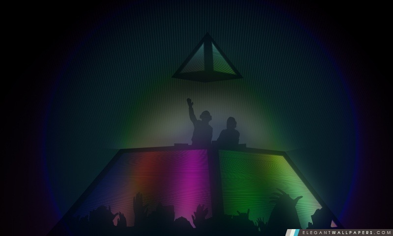 Daft Punk Concert Pyramide, Arrière-plans HD à télécharger