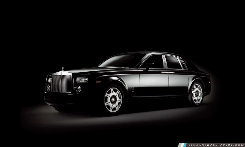 Rolls Royce noire, Arrière-plans HD à télécharger