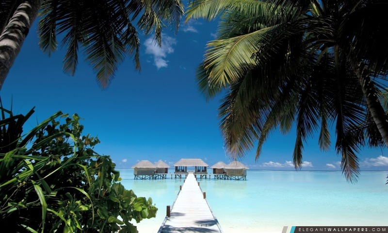 Rangali Island, Maldives, Arrière-plans HD à télécharger