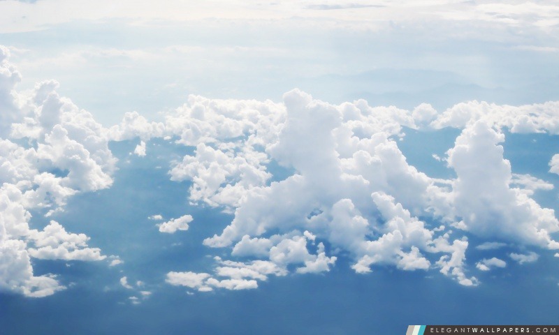 Ciel et les nuages ​​Photographie aérienne, Arrière-plans HD à télécharger