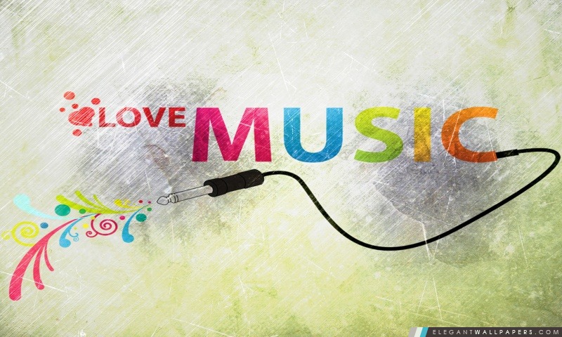 Love Music, Arrière-plans HD à télécharger