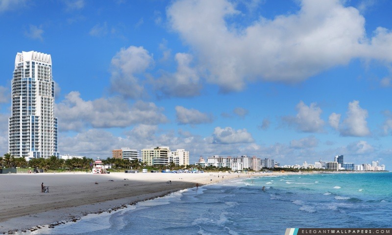 Miami Beach Bâtiments, Arrière-plans HD à télécharger