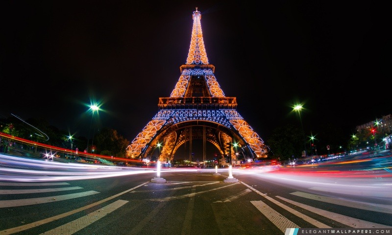 Tour Eiffel Light Show, Arrière-plans HD à télécharger