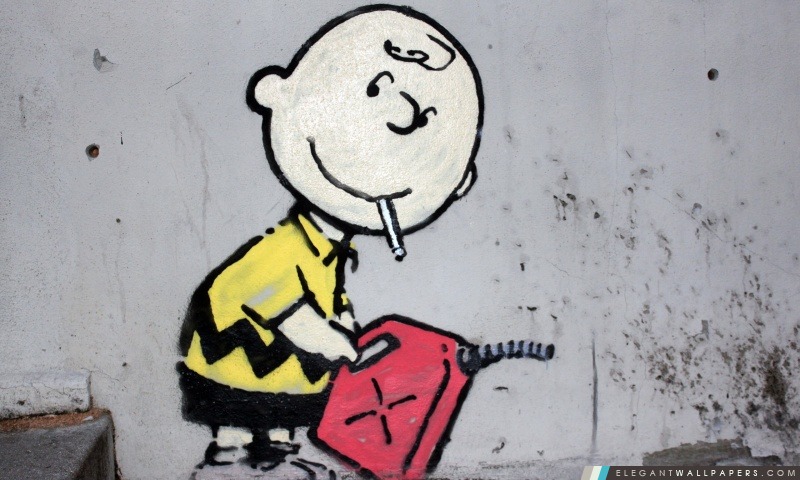 Charlie Brown Peanuts Graffiti, Arrière-plans HD à télécharger