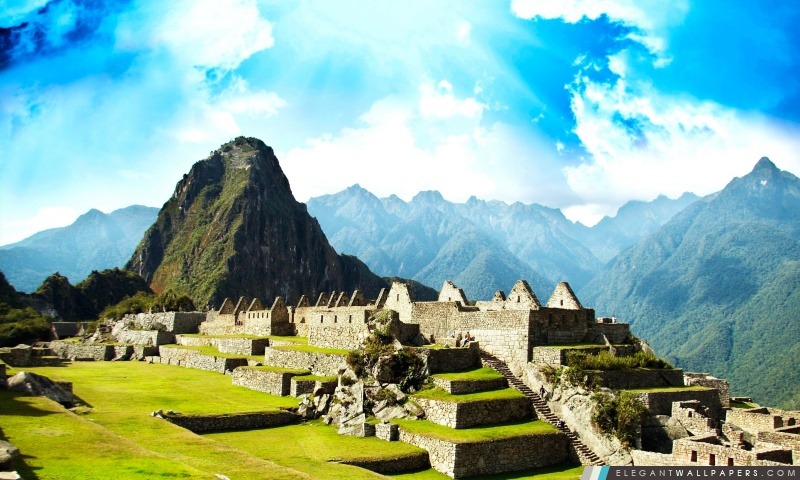 Ville antique de Machu Picchu, Arrière-plans HD à télécharger