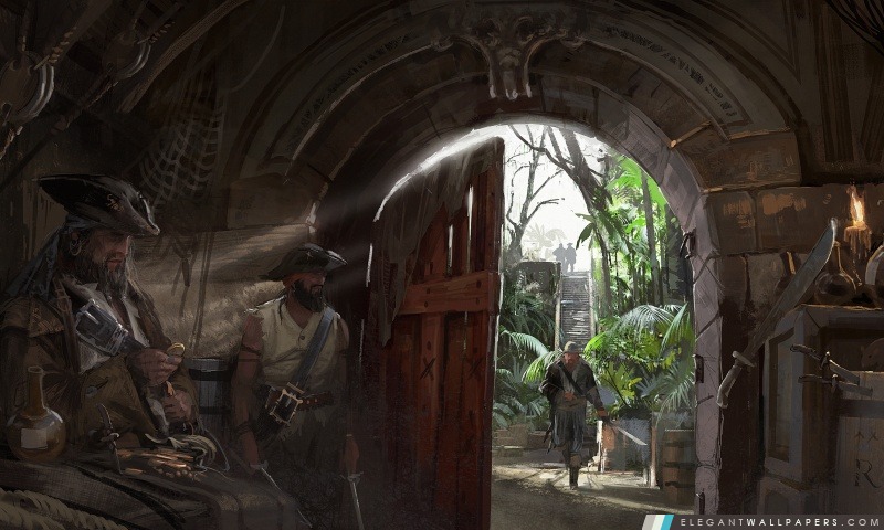 Assassins Creed IV Black Flag Pirates, Arrière-plans HD à télécharger