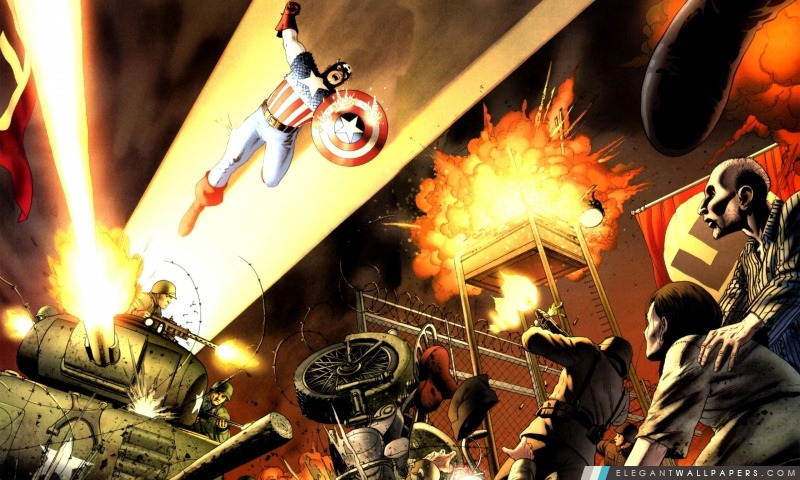 Captain America Comics, Arrière-plans HD à télécharger