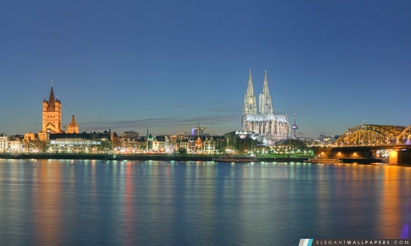 Image panoramique de Cologne, Arrière-plans HD à télécharger